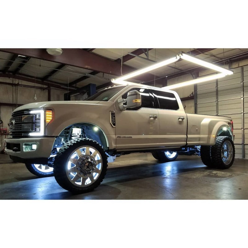 Oracle LED Illuminated Wheel Rings - Double LED - White NO RETURNS