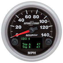 Load image into Gallery viewer, Autometer Sport-Comp II 3-3/8in 140MPH SPN 84 Speedometer