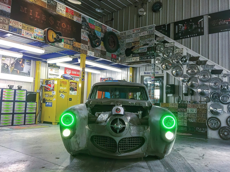 Oracle Pre-Installed Lights 7 IN. Sealed Beam - White Halo NO RETURNS