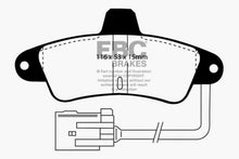 Load image into Gallery viewer, EBC 95-00 Ford Contour 2.0 Yellowstuff Rear Brake Pads