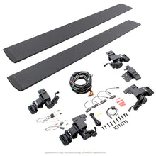 Load image into Gallery viewer, Go Rhino 19-23 Chev Silverado 1500 &amp; 20-23 25/3500HD CC 4dr E-BOARD E1 Running Board Kit - Tex. Blk