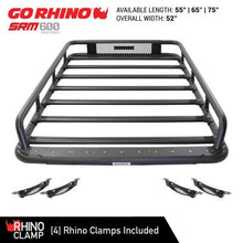 Load image into Gallery viewer, Go Rhino SRM 600 Basket Style Roof Rack 55in. - Tex. Blk