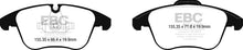 Load image into Gallery viewer, EBC 2016+ Jaguar XE-Type 2.0T Ultimax2 Front Brake Pads (Use w/ 12.4in Rotors)