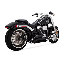 Load image into Gallery viewer, Vance &amp; Hines 25-26 Harley Davidson Gen 2 M8 Wide Tire Softail Big Radius Exhaust System - Black