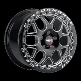 Weld Solana Beadlock 20x10 / 6x139.7 BP / ET38 / 106.1mm Bore - Gloss Black MIL DIA Wheel