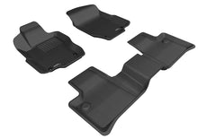 Load image into Gallery viewer, 3D MAXpider 2006-2011 Mercedes-Benz ML-Class W164 Kagu 1st &amp; 2nd Row Floormats - Black