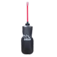 Load image into Gallery viewer, USWE 0.5L Softflask with straw Rocket - Black