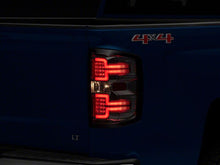 Load image into Gallery viewer, Raxiom 14-18 Chevrolet Silverado 1500 LED Tail Lights/SeqTurn Signals- Chrome- Smoked Lens