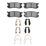R1 88-92 Ford Probe Rear Optimum OE Pads & Hardware Kit