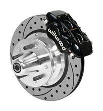 Load image into Gallery viewer, Wilwood Forged Dynalite Pro Series Front Brake Kit Black Caliper 11.00in SRP Drilled &amp; Slotted Rotor