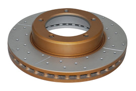 DBA 98-05 Lexus LX470 / 98+ Toyota LandRunner 100 Series Front Drilled & Slotted Street Series Rotor