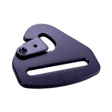 Load image into Gallery viewer, RaceQuip Snap Hook End Seat Belt Mounting Hardware / Fits 2 In. Belts / Forged Steel - Black