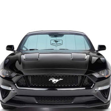 Load image into Gallery viewer, Covercraft 15-23 Ford Mustang Coupe Convertible UVS100 Sunscreen w Mustang 60 Yr Logo