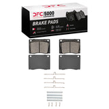 DFC 61-79 Jaguar XKE Front 5000 Advanced Low Metallic Brake Pads and Hardware Kit