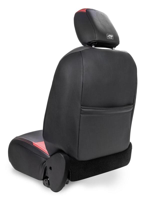 PRP Jeep Wrangler JL Front Seat Covers - 2 door- with Molle Back (Pair) - Black/Teal