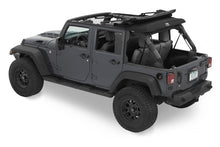 Load image into Gallery viewer, Bestop 07-18 Jeep Wrangler JK 4-Door Jeep Trektop Glide (Black Diamond)