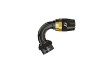 Load image into Gallery viewer, GReddy AN06 30 DEGREE HOSE END SWIVEL BLACK/GOLD ANODIZED