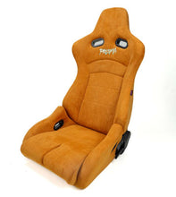 Load image into Gallery viewer, NRG Prisma Lab Reclinable Bucket Racing Seat - Pair (Tan Vegan Suede)