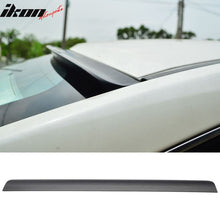 Load image into Gallery viewer, 2006-2011 BMW E90 3-Series BRS Style Unpainted Black Roof Spoiler PUF