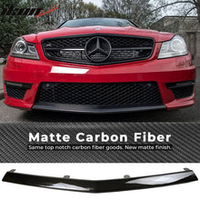 Load image into Gallery viewer, 2012-2014 Benz W204 C-Class C63 AMG Sedan Front Lip Carbon Fiber