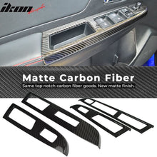 Load image into Gallery viewer, 2015-2021 Subaru WRX STI Window Switch Panel Cover Trim Carbon Fiber