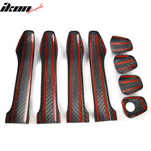 Load image into Gallery viewer, 2015-2021 Subaru WRX STI Sedan Door Handle Cover Trim Carbon Fiber