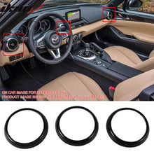 Load image into Gallery viewer, 2016-2025 Mazda MX-5 Miata Carbon Fiber Interior Air Vent Frame Trim