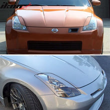Load image into Gallery viewer, 2003-2009 Nissan 350Z Z33 Fairlady Front Eyebrows Headlight Eyelid ABS