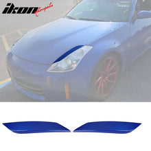 Load image into Gallery viewer, 2003-2008 Nissan 350Z 2Dr Headlight Eyelids Eyebrows Cover ABS