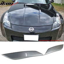 Load image into Gallery viewer, 2003-2008 Nissan 350Z 2Dr Headlight Eyelids Eyebrows Cover ABS