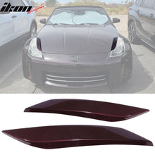 Load image into Gallery viewer, 2003-2008 Nissan 350Z 2Dr Headlight Eyelids Eyebrows Cover ABS