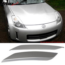 Load image into Gallery viewer, 2003-2008 Nissan 350Z 2Dr Headlight Eyelids Eyebrows Cover ABS
