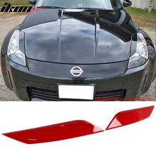 Load image into Gallery viewer, 2003-2009 Nissan 350Z Z33 Fairlady Front Eyebrows Headlight Eyelid ABS