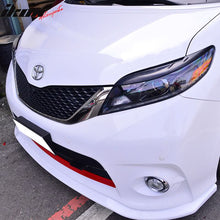 Load image into Gallery viewer, 2011-2017 Toyota Sienna Headlight Eyelids Eyebrows Cover ABS