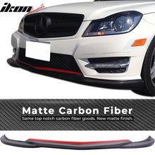 Load image into Gallery viewer, 2012-2014 Mercedes Benz W204 Godhand Style Front Lip Carbon Fiber