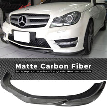 Load image into Gallery viewer, 2012-2014 Benz C-class W204 LCI GH Style Front Lip Carbon Fiber