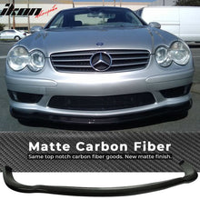 Load image into Gallery viewer, 2003-2006 Benz SL Class R230 AMG Style Front Bumper Lip Carbon Fiber