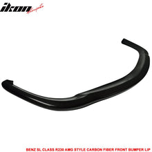 Load image into Gallery viewer, 2003-2006 Benz SL Class R230 AMG Style Front Bumper Lip Carbon Fiber