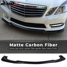 Load image into Gallery viewer, 2010-2013 Benz E Class W212 4DR AMG Front Bumper Lip Carbon Fiber
