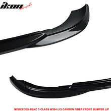 Load image into Gallery viewer, 2012-2014 Benz C Class W204 LCI Front Bumper Lip Carbon Fiber