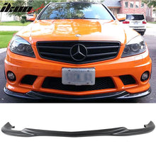 Load image into Gallery viewer, 2008-2011 W204 C63 Pre-LCI Godhand Front Bumper Lip Matte Black FRP