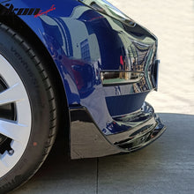 Load image into Gallery viewer, 2017-2023 Tesla Model 3 V Style 5PCS Painted #PBSB Front Bumper Lip PP