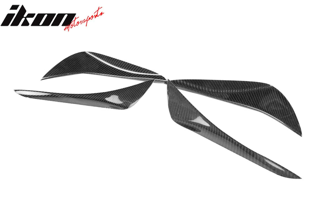 2017-2020 Subaru BRZ Toyota 86 GT86 Front Bumper Canards Carbon Fiber