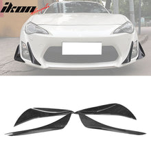 Load image into Gallery viewer, 2017-2020 Subaru BRZ Toyota 86 GT86 Front Bumper Canards Carbon Fiber
