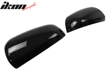 Load image into Gallery viewer, 2005-2008 Audi A4 A6 Rear View Mirror Cover Carbon Fiber OEM Style 2PC