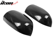 Load image into Gallery viewer, 2005-2008 Audi A4 A6 Rear View Mirror Cover Carbon Fiber OEM Style 2PC
