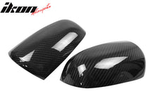 Load image into Gallery viewer, 2005-2008 Audi A4 A6 Rear View Mirror Cover Carbon Fiber OEM Style 2PC