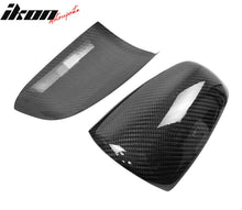 Load image into Gallery viewer, 2005-2008 Audi A4 A6 Rear View Mirror Cover Carbon Fiber OEM Style 2PC