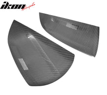 Load image into Gallery viewer, 2005-2008 Audi A4 A6 Rear View Mirror Cover Carbon Fiber OEM Style 2PC