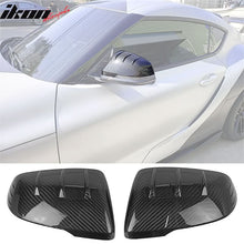 Load image into Gallery viewer, 2019-2025 Toyota GR Supra J29 D Style Carbon Fiber Side Mirror Covers